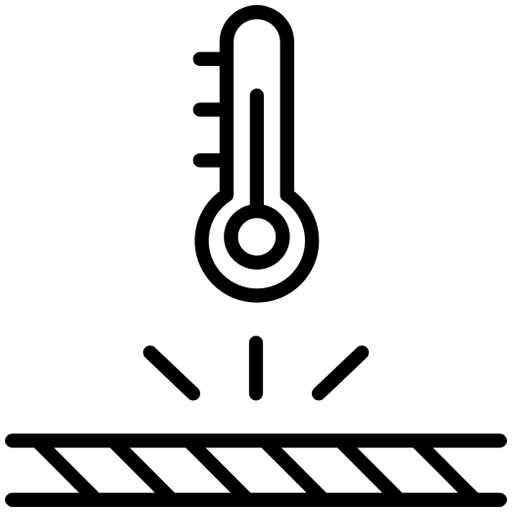 Odolný voči teplu -18°C až +280°C
