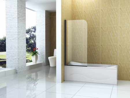 SPRCHOVÁ ZÁSTENA MARION 1-KRÍDLOVÁ 70X140 POHYBLIVÁ ČIERNA