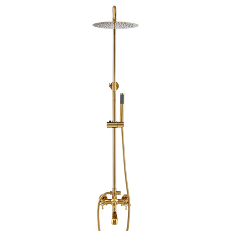 SPRCHOVÁ SÚPRAVA NÁSTENNÁ RETRO CAMILLA S-1197G ZLATÁ