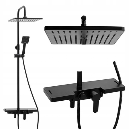 SPRCHOVÁ SÚPRAVA NÁSTENNÁ Y-3001 ČIERNA