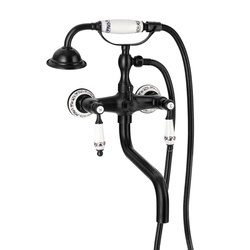 NÁSTENNÁ VODOVODNÁ BATÉRIA PALOMA RETRO S-1184B ČIERNA