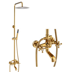 SPRCHOVÁ SÚPRAVA NÁSTENNÁ RETRO CAMILLA S-1197G ZLATÁ