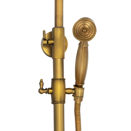 RETRO SPRCHOVÁ SÚPRAVA SENTINI NÁSTENNÁ S-1188V STARÉ ZLATO