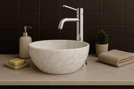 UMÝVADLOVÁ BATÉRIA SENTINI VYSOKÁ S-2003D CHRÓM