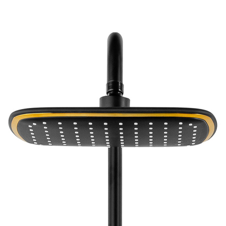 SPRCHOVÝ SET SENTINI NÁSTENNÝ S-1191BG ČIERNY/ZLATÝ