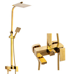 SPRCHOVÁ SÚPRAVA NÁSTENNÁ CUBO S-1067G ZLATÁ