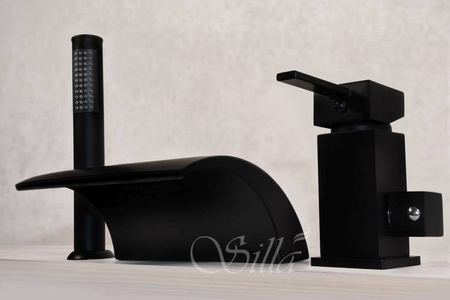 VODOVODNÁ BATÉRIA CASCADE S-1006B 3-OTVOROVÁ ČIERNA