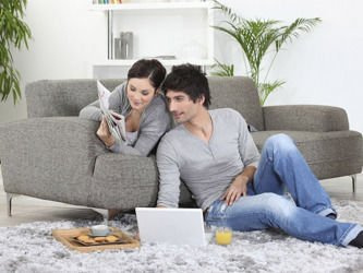 Koberec 120 x 170 sivý