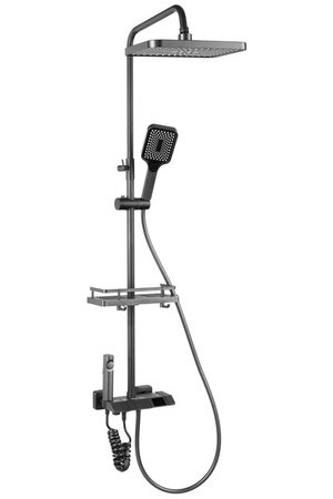 SPRCHOVÁ SÚPRAVA NÁSTENNÁ S-1168 ŠEDÁ