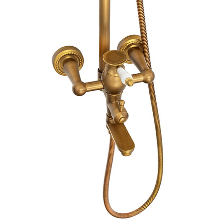 RETRO SPRCHOVÁ SÚPRAVA VERONA NÁSTENNÁ S-1186V STARÉ ZLATO