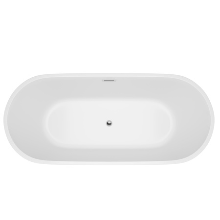 VOĽNE STOJACA VAŇA EMILY AKRYLÁTOVÁ 160×75×58 BIELA