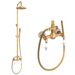 SPRCHOVÁ SÚPRAVA NÁSTENNÁ RETRO PALOMA S-1198G STARÉ ZLATO