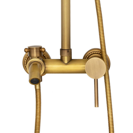 RETRO SPRCHOVÁ SÚPRAVA SENTINI NÁSTENNÁ S-1188V STARÉ ZLATO