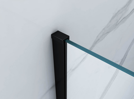 SPRCHOVÁ STENA PALMER WALK-IN DOUBLE 2-DIELNA 80x200 120x200 TRANSPARENTNÁ ČIERNA