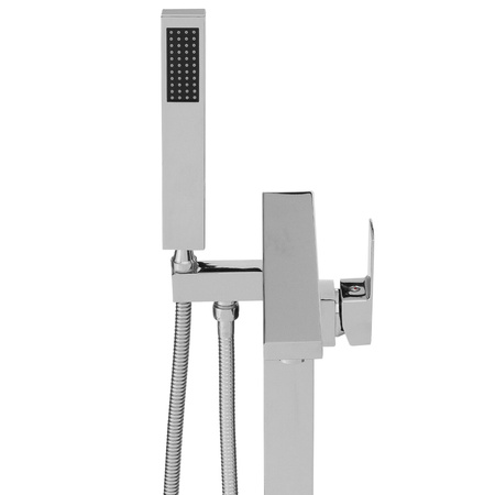 Voľne stojaca vaňová batéria CUBO S-1082 CHRÓM