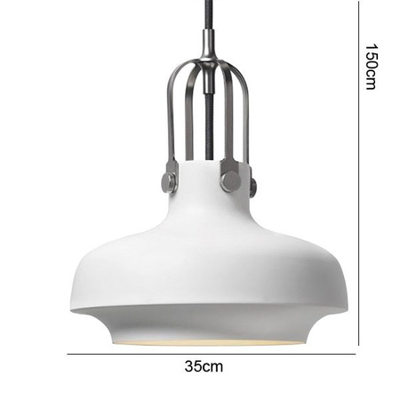 ZÁVESNÁ STROPNÁ LAMPA 21377B BIELA