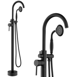 Voľne stojaca vaňová batéria ROSA Retro S-1221B čierna