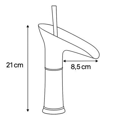 UMÝVADLOVÁ BATÉRIA ELIANA NÍZKA RETRO S-1151V STARÉ ZLATO