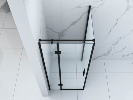 WILSON ŠTVORCOVÁ SPRCHOVÁ KABÍNA TRANSPARENTNÁ - 90X90X190 ČIERNA