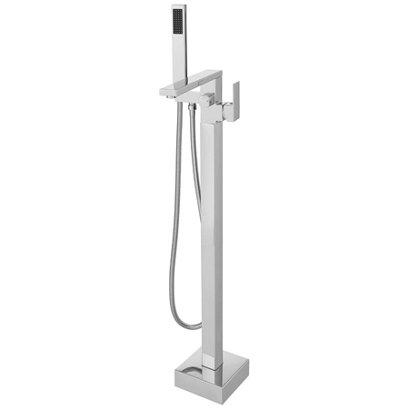 Voľne stojaca vaňová batéria CUBO S-1082 CHRÓM