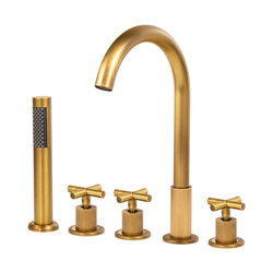 VERANNI VAŇOVÁ BATÉRIA 5-OTVOROVÁ S-1104V STARÉ ZLATO