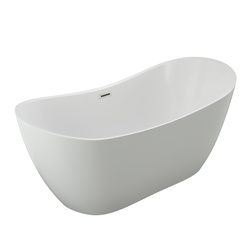 VOĽNE STOJACA AKRYLOVÁ VAŇA GRACE 170×80×72 BIELA