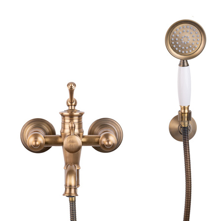 NÁSTENNÁ VODOVODNÁ BATÉRIA ADELITA RETRO S-1181VG STARÉ ZLATO