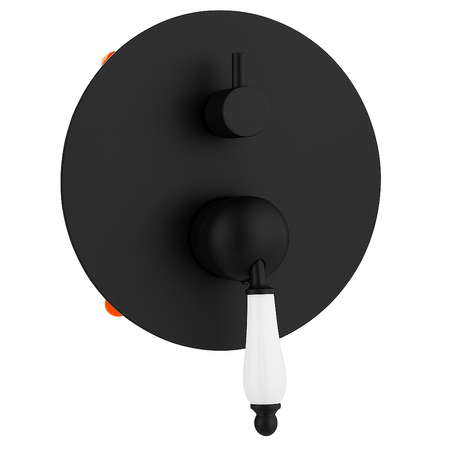 Podomietková sprchová súprava RETRO S-1175B čierna