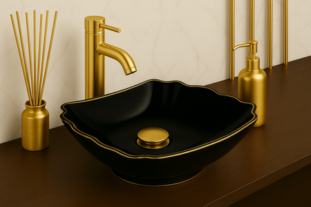 UMÝVADLOVÁ BATÉRIA SENTINI VYSOKÁ S-2003GD ZLATÁ