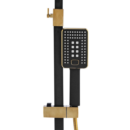 SPRCHOVÁ SÚPRAVA NÁSTENNÁ CUBO S-1067BG ČIERNA/ZLATÁ