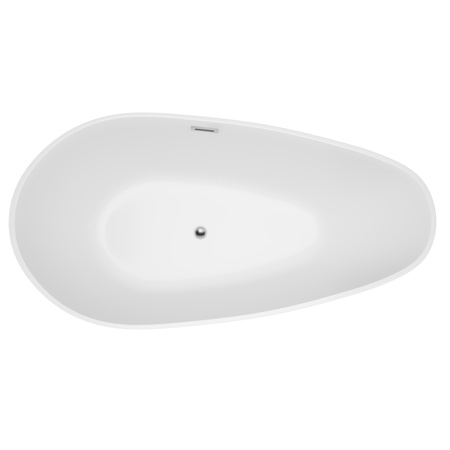 VOĽNE STOJACA AKRYLOVÁ VAŇA ELLIE 170×75×58 BIELA