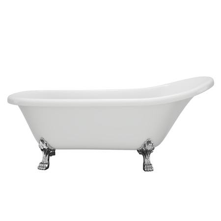 VOĽNE STOJACA VAŇA ISABEL AKRYLOVÁ 160×75×72 BIELA