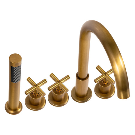 VERANNI VAŇOVÁ BATÉRIA 5-OTVOROVÁ S-1104V STARÉ ZLATO