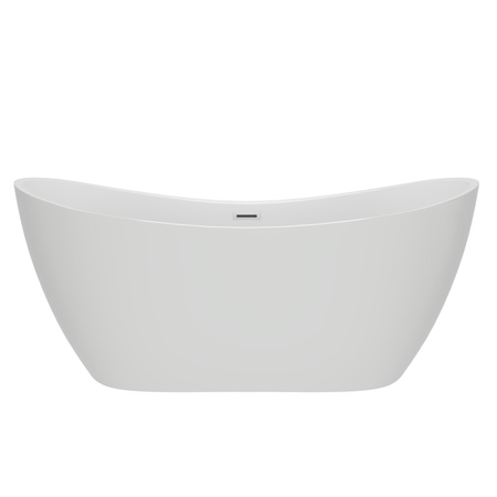 VOĽNE STOJACA AKRYLOVÁ VAŇA GRACE 150×75×72 BIELA