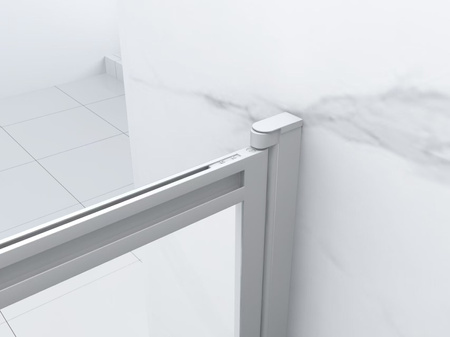 SPENCER DVOJKRÍDLOVÁ VAŇOVÁ ZÁSTENA 100X150 POSUVNÁ BIELA