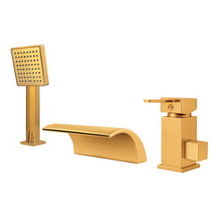 VODOVODNÁ BATÉRIA CASCADE 3-OTVOROVÁ S-1006G V2 ZLATÁ