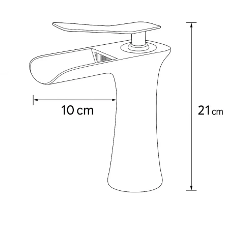 UMÝVADLOVÁ BATÉRIA STOJACA EVANA NÍZKA RETRO S-1180VG STARÉ ZLATO