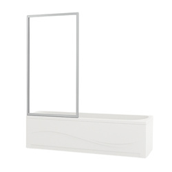 SPRCHOVÁ ZÁSTENA VESTON 1-KRÍDLOVÁ 50X150 FIX CHRÓM