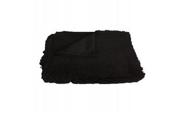 VLNENÁ DEKA CHLPAČIK PREHOD NA POSTEĽ 150 x 200 Čierna