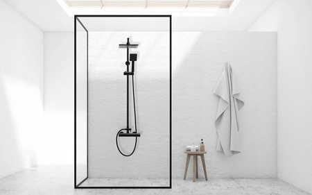 SPRCHOVÁ SÚPRAVA NÁSTENNÁ Y-3005B ČIERNA