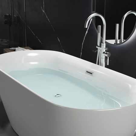 VOĽNE STOJACA VAŇA MIA AKRYLOVÁ 170×75×58 BIELA