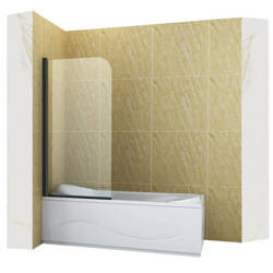 SPRCHOVÁ ZÁSTENA MARION 1-KRÍDLOVÁ 70X140 POHYBLIVÁ ČIERNA