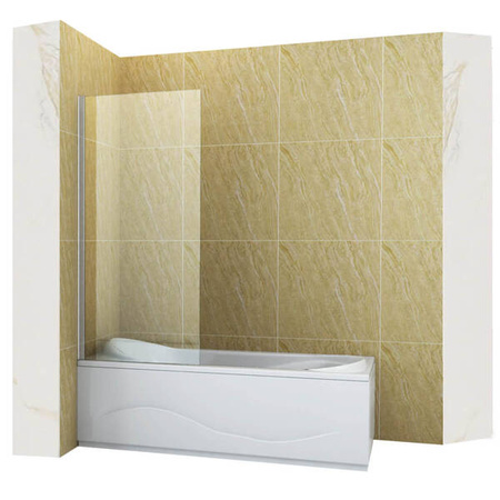 VANIČKOVÁ ZÁSTENA ASTON 1-KRÍDLOVÁ 50X150 FIX CHRÓM