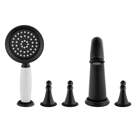 BATERIA VAŇOVÁ 5-OTVOROVÁ RETRO S-1214B ČIERNA