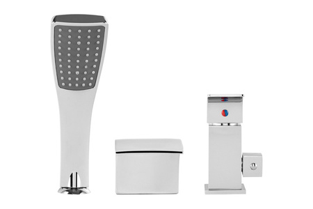 TROJOTVOROVÁ VAŇOVÁ BATÉRIA CASCADE NA VAŇU S-1169 CHRÓM