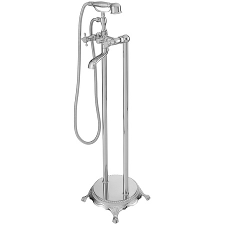 VOĽNE STOJACA RETRO VAŇOVÁ BATÉRIA CAMILLA S-1071 CHRÓM