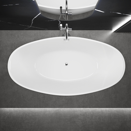 VOĽNE STOJACA VAŇA SKYLER 170×80×58 BIELA