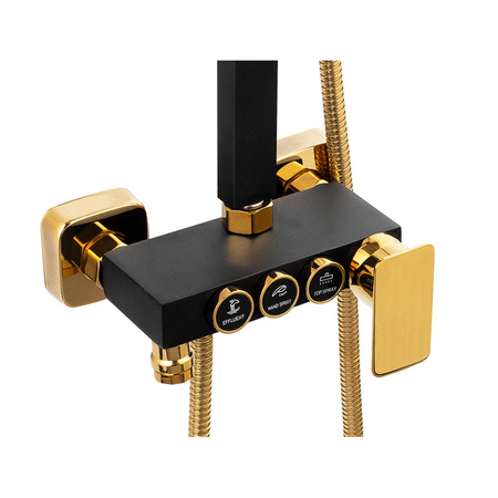 SPRCHOVÝ SET BIANCA NÁSTENNÝ S-1160BG ČIERNY/ZLATÝ