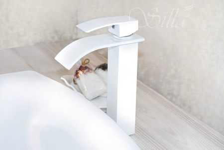 UMÝVADLOVÁ BATÉRIA CASCADE VYSOKÁ SEM-1001WD BIELA