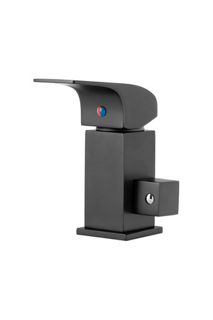 TROJOTVOROVÁ VAŇOVÁ BATÉRIA CASCADE NA VAŇU S-1169B ČIERNA